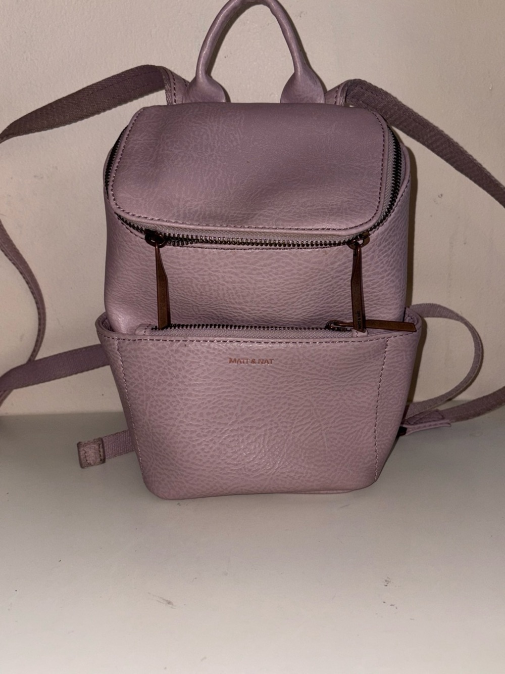 Matt & Nat Dusty Lilac Mini Backpack